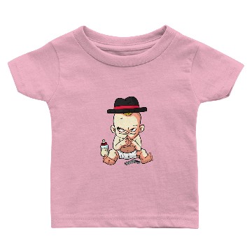 Discover Mafia Baby with toy gun Baby T-shirts