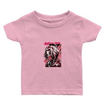 Discover Outlaw Chik red girl Baby T-shirts