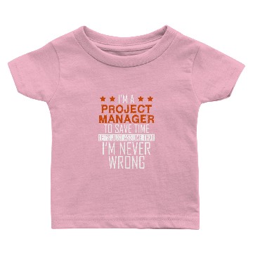 Discover Project leader Manager Projects Company Team Job Baby T-shirts