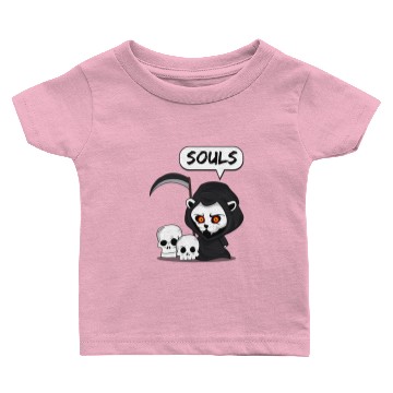 Discover Cat Souls evil dead funny Baby T-shirts