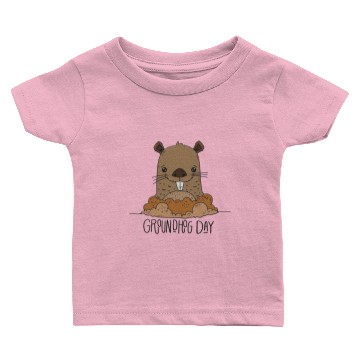 Discover Groundhog Day Illustration Art Baby T-shirts