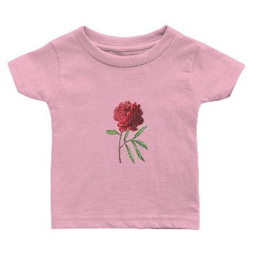 Discover Red tree peony Baby T-shirts