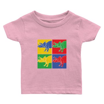 Discover Triceratops Dino Bones Baby T-shirts