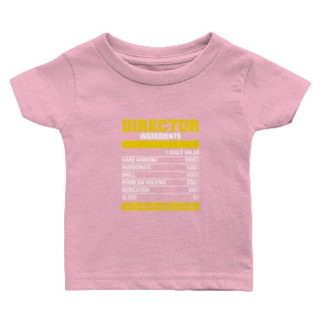 Discover Fancy Director Ingredients Baby T-shirts