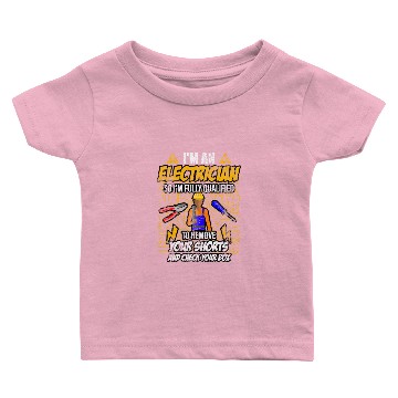 Discover Electrician construction site Baby T-shirts