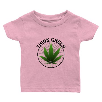 Discover Hemp Think green Baby T-shirts