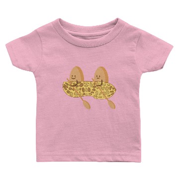 Discover Funny peanuts in a paddle boat Baby T-shirts