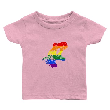 Discover Dino LGBT Pride Month Baby T-shirts