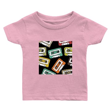 Discover Retro cassette tape Baby T-shirts