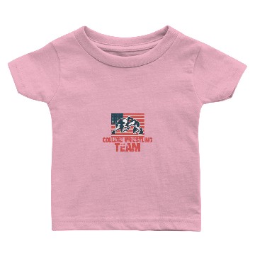 Discover College Wrestling Team Baby T-shirts