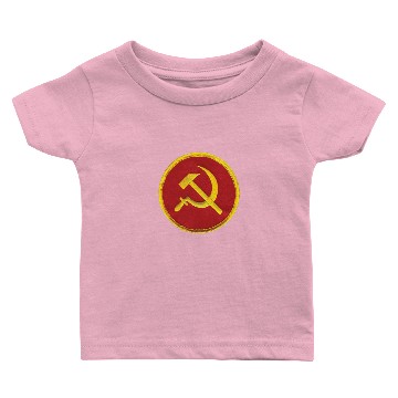 Discover Hammer and Sickle Patch Baby T-shirts