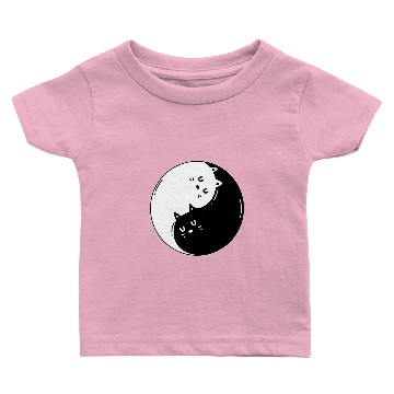Discover Ying Yang Cat Baby T-shirts