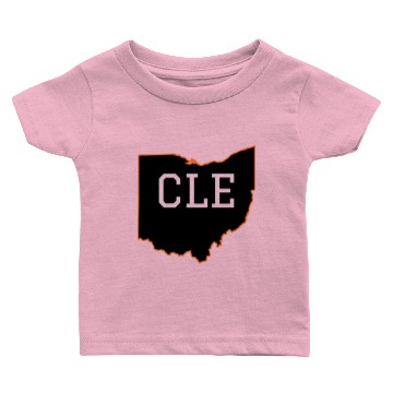 Discover CLE Cleveland Ohio Baby T-shirts