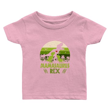 Discover Mamasaurus Dinosaur T Rex Lover Gift Baby T-shirts
