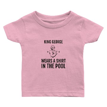 Discover Funny George Washington King George Wears A Baby T-shirts