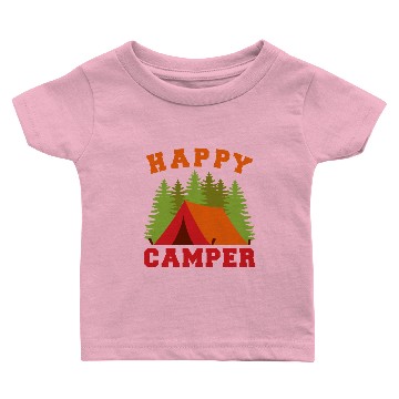 Discover HAPPY CAMPER Baby T-shirts