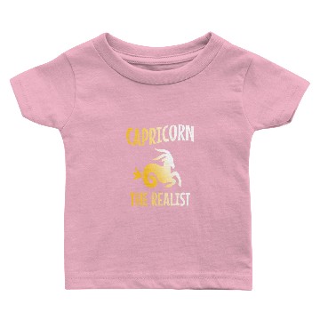 Discover Capricorn the realist Baby T-shirts