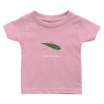 Discover Green Walking Leaf Insect Baby T-shirts