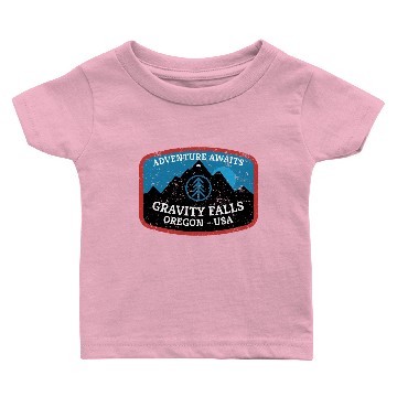 Discover Mountain Life Gravity Falls Oregon USA Adventure A Baby T-shirts