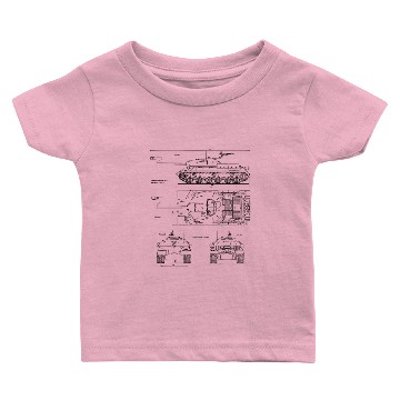 Discover Soviet Tank IS-3 Baby T-shirts