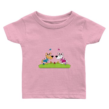 Discover Funny Dogs - Easter Eggs Baby T-shirts