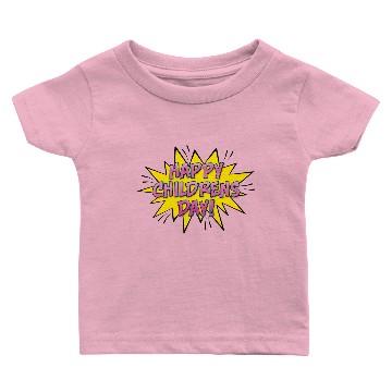 Discover Childrens day comics speech balloon Baby T-shirts