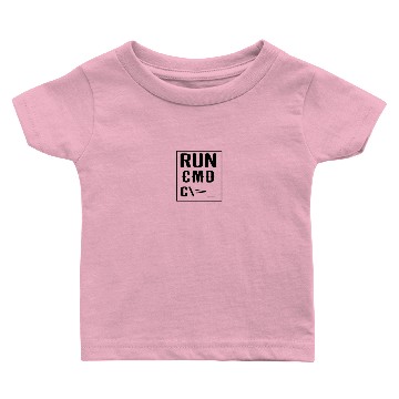 Discover RUN CMD C\>_ Baby T-shirts