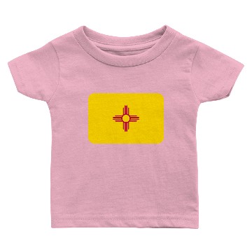 Discover NEW MEXICO FLAG round corner 400 dpi Baby T-shirts