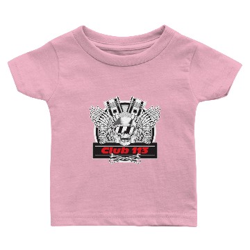 Discover Raider Skull red Logo Baby T-shirts