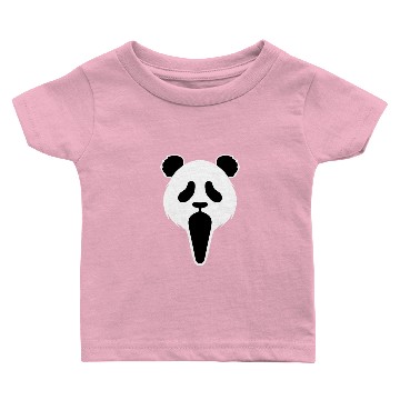 Discover Panda Scream ghostface Baby T-shirts