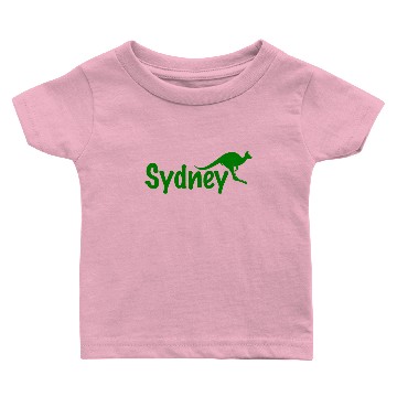 Discover Sydney - Australia - Down Under - Aussie Kangaroo Baby T-shirts