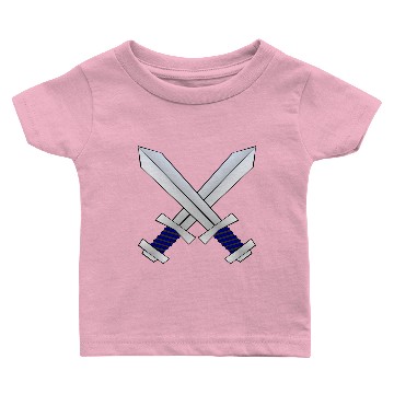 Discover Creative Dual/Double Bladed Swords Baby T-shirts