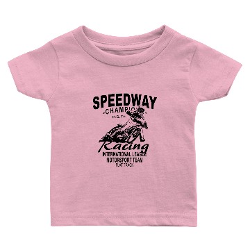 Discover Motorcycle Speedway Racing Baby T-shirts