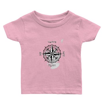 Discover Scottish compass with gaelic cardinal points Baby T-shirts