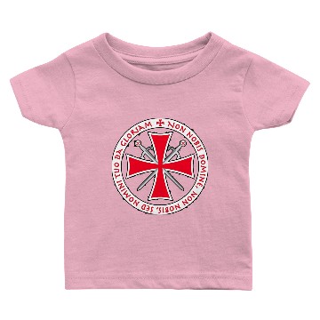 Discover Knights Templar Cross Seal Baby T-shirts