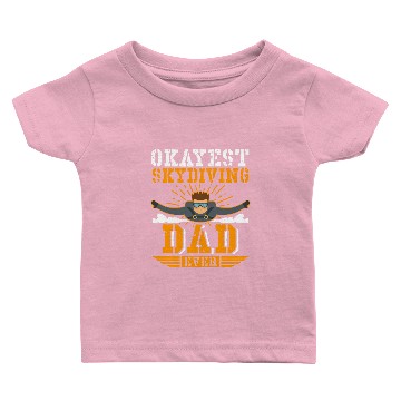 Discover Okayest Skydiving Dad Ever Baby T-shirts