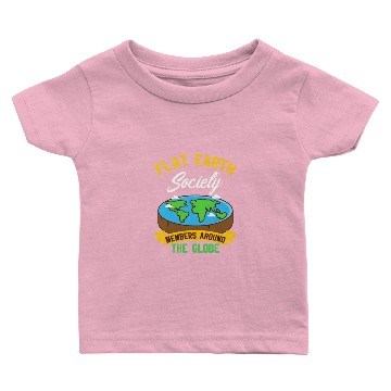 Discover flat earth merchandise Baby T-shirts