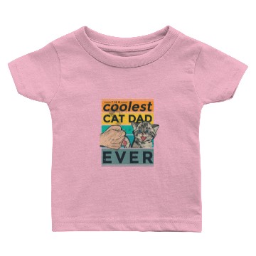Discover Coolest Cat Dad Baby T-shirts