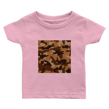 Discover Camouflage Brown Baby T-shirts