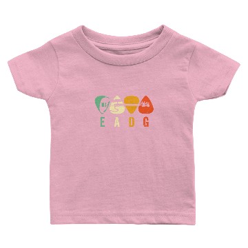 Discover Bass Guitar Picks EA-DG E Standard Tuning Baby T-shirts