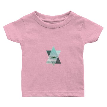 Discover Ocean Starfish Geometry Baby T-shirts