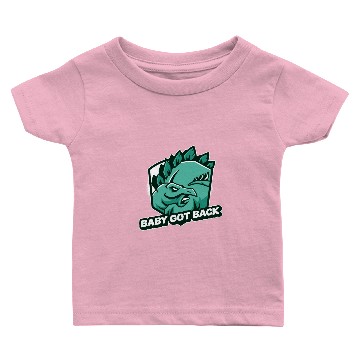Discover Baby Got Back Stegosaurus Dinosaur Funny Design Baby T-shirts