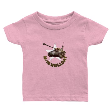 Discover M18 Hellcat WW2 American Tank Destroyer Baby T-shirts