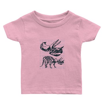 Discover Triceratops Dinosaur Skull Baby T-shirts