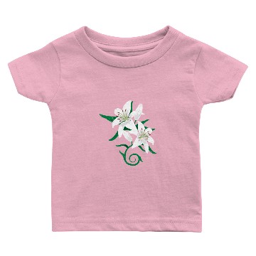 Discover Lily Flower Tattoo Gift Idea Baby T-shirts
