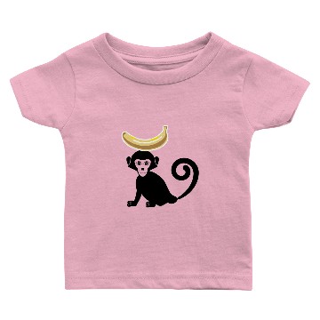 Discover Monkey banana Baby T-shirts