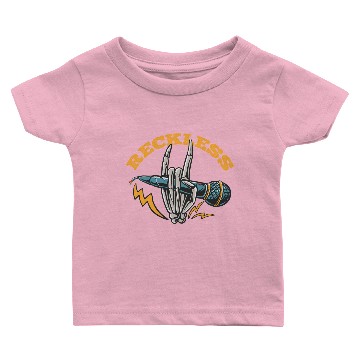 Discover Reckless Skeleton hand Baby T-shirts