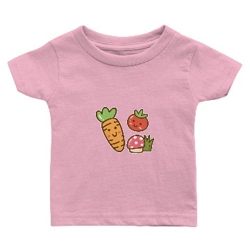 Discover Cartoon Veggies Vegetable Baby T-shirts