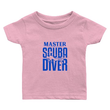 Discover Master Scuba Diver Dive Ocean Swim Hobby Men Gift Baby T-shirts