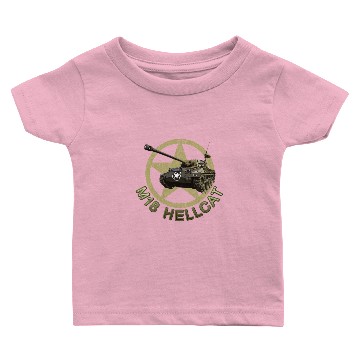 Discover M18 Hellcat WW2 American Tank Destroyer Baby T-shirts